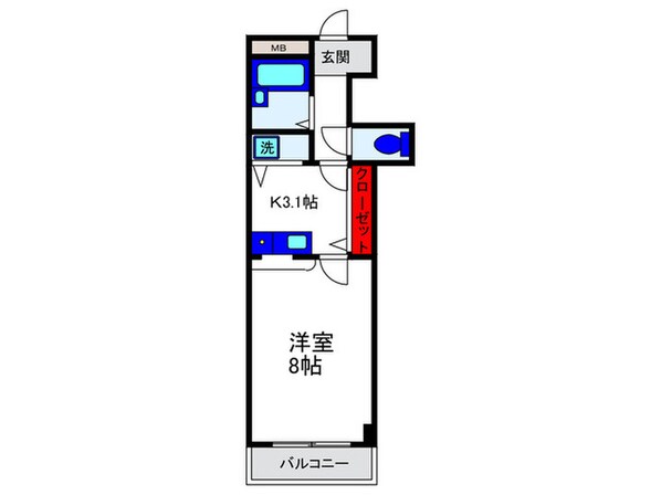 グランビア豊中の物件間取画像